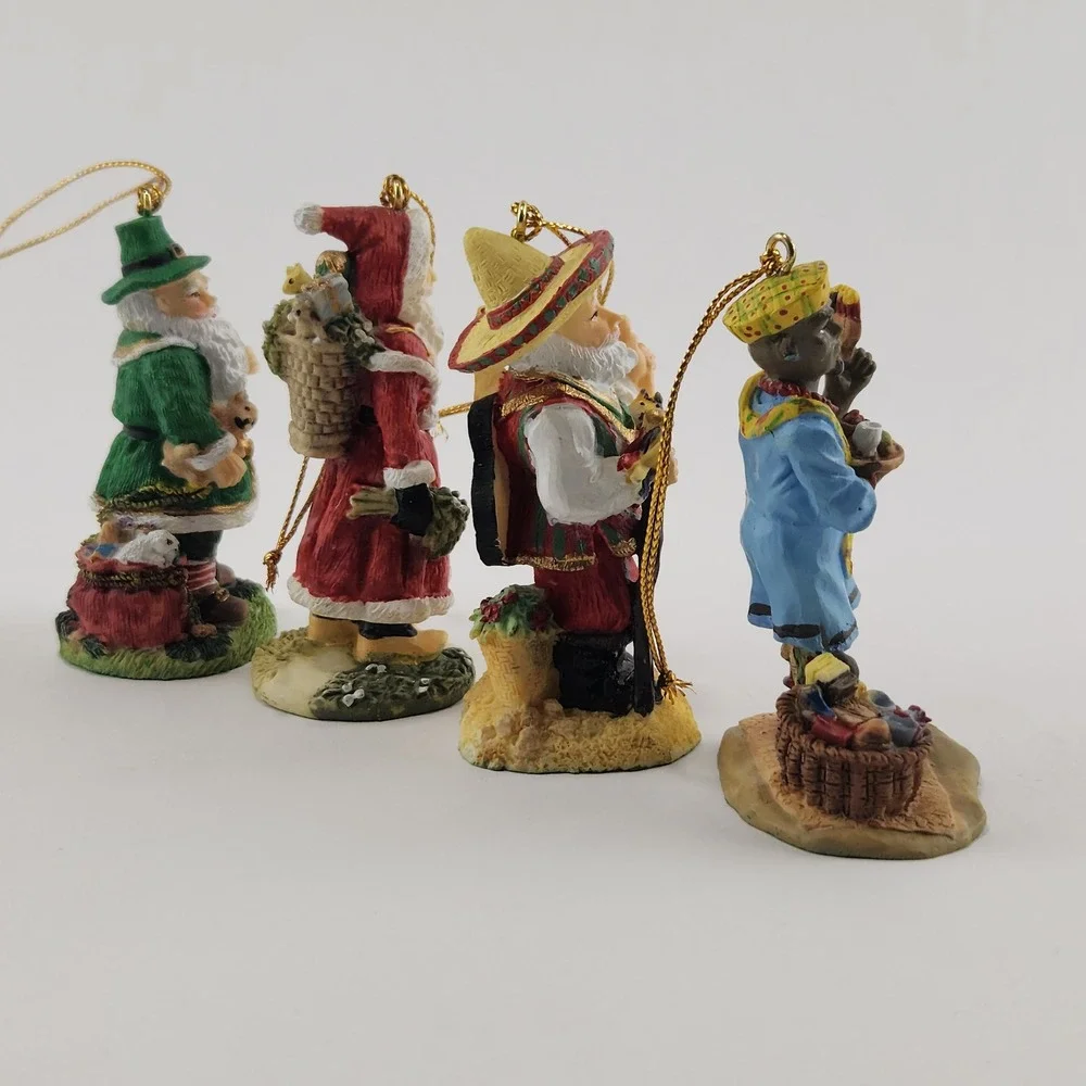 International Santa Claus Ornament Collection international santa